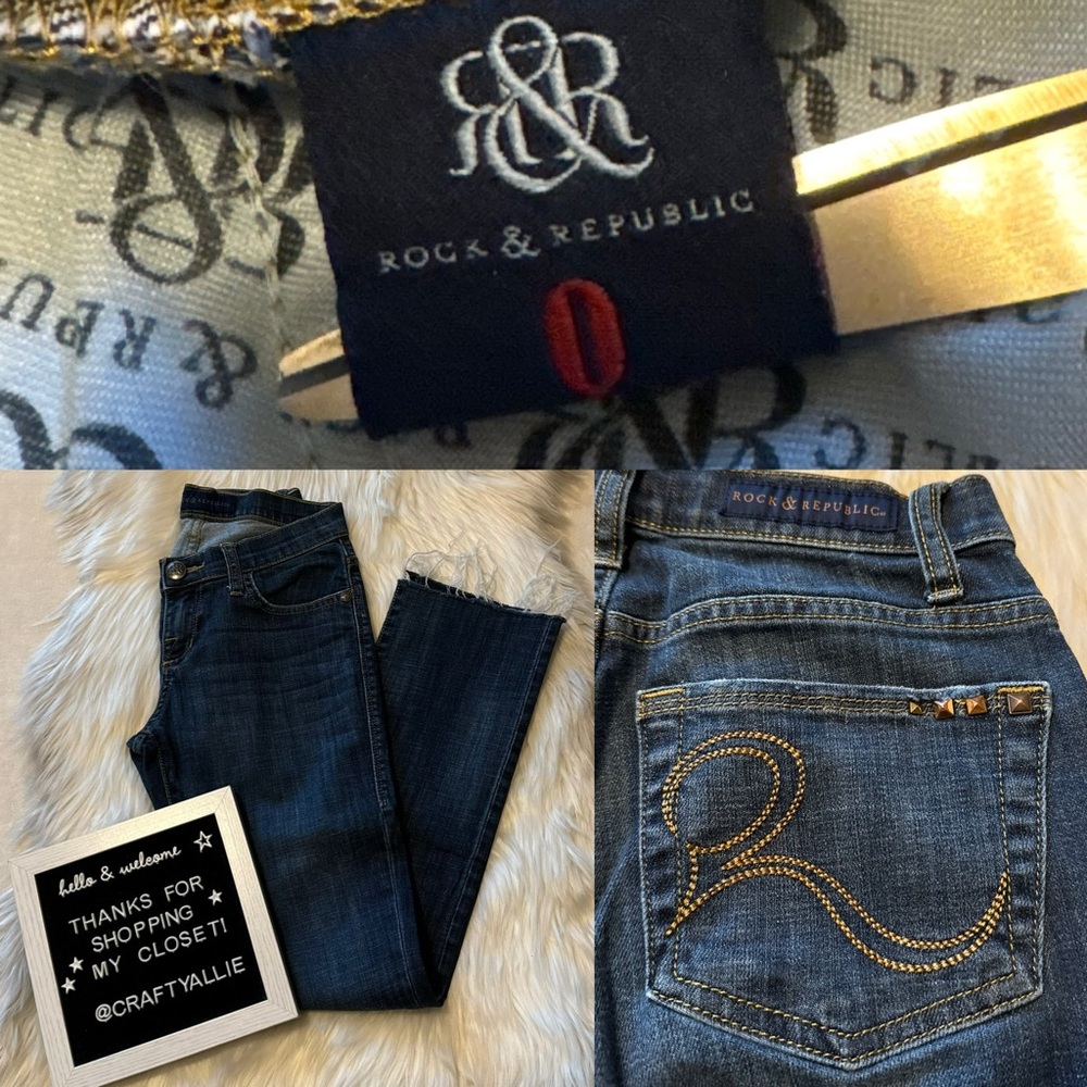 Rock & Republic “Sadie” Straight Leg Jeans | Women’s 0